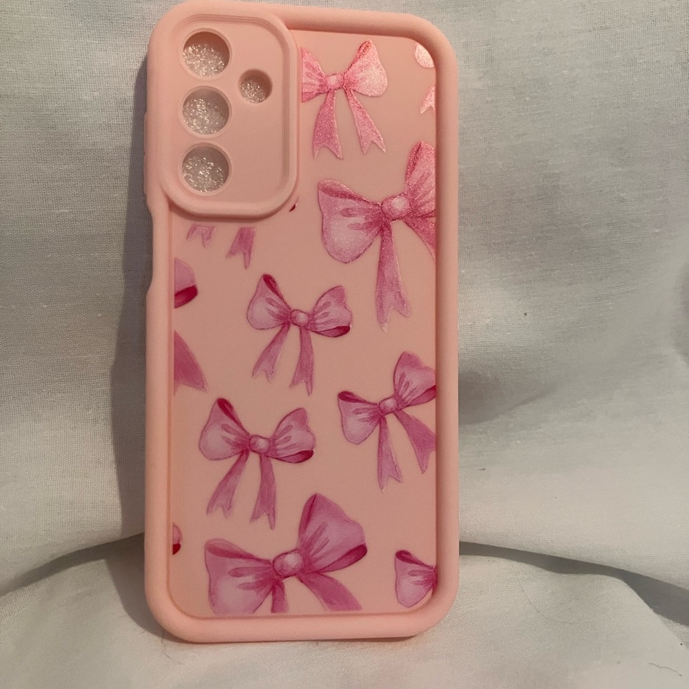 Pink Bow Pattern Phone Case